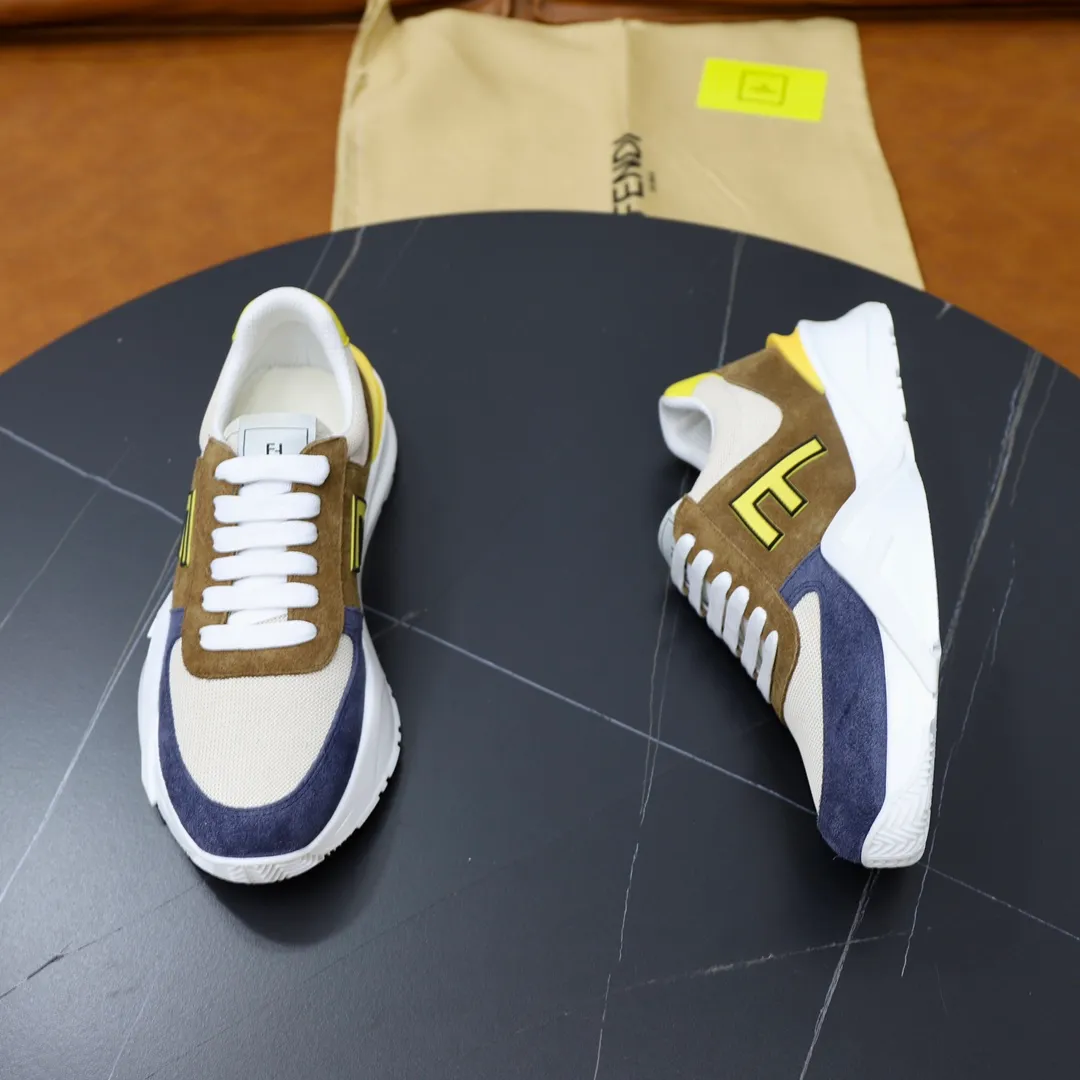 Men's men's shoes 290🔥Brand: FENDI Size: 38-44 (45, 46 customized) Grade: Original quality High version Material: Imported cowhide ➕ High-quality and comfortable lining Original lightweight non-slip outsole Style category: Travel Fashion casual shoes Versatile trend